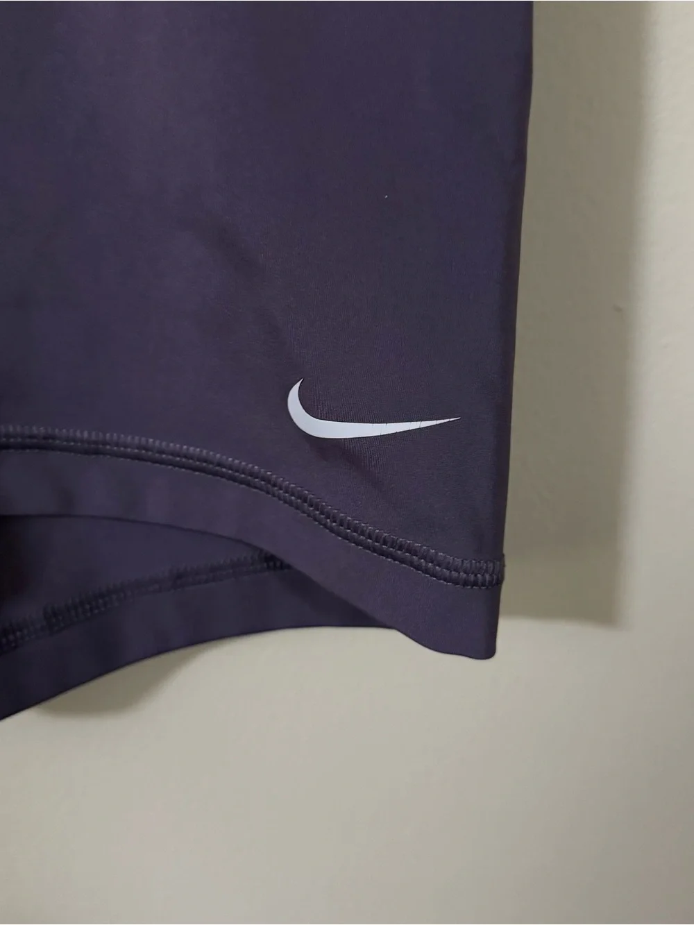 Nike Pro Dri Fit Womens Purple Athletic Shorts Size Medium Activewear Gym